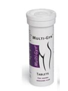 מולטי ג'ין טבליות לשטיפה וגינאלית | Multi-Gyn מולטי ג'ין 