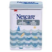 Nexcare נקסקר 30 פלסטרים בקופסת פח | Nexcare נקסקר 