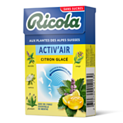 Ricola ריקולה סוכריות צמחים ללא סוכר - בטעם אייסי לימון | Ricola ריקולה 