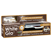 וייט גלו משחת שיניים מלבינה - להסרת כתמי קפה ותה | WHITE GLO