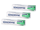 סנסודיין F משחת שינים לשיניים רגישות מנטה פלואוריד שלישייה | Sensodyne סנסודיין 
