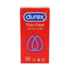 דורקס קונדומים דקים בתוספת חומר סיכה Thin Feel Extra Lube | Durex דורקס 