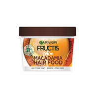 Garnier גרנייה FRUCTIS MACADAMIA HAIR FOOD מסכה לשיער מקורזל ויבש עם 3 שימושים | Garnier גרנייה 